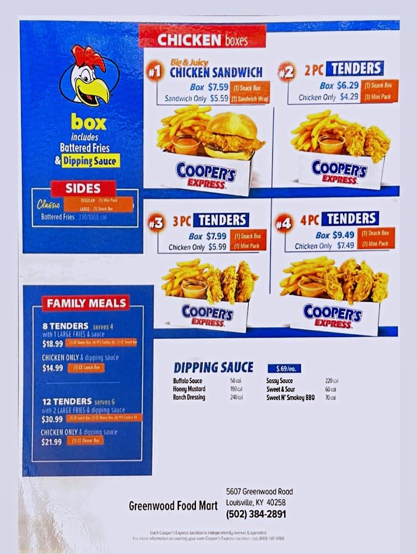 WINGMAN PIZZA & COOPER'S EXPRESS
