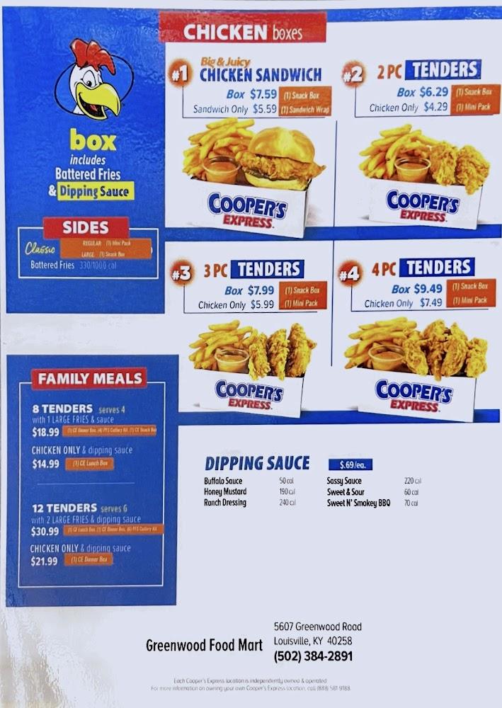 WINGMAN PIZZA & COOPER'S EXPRESS Menu image 2